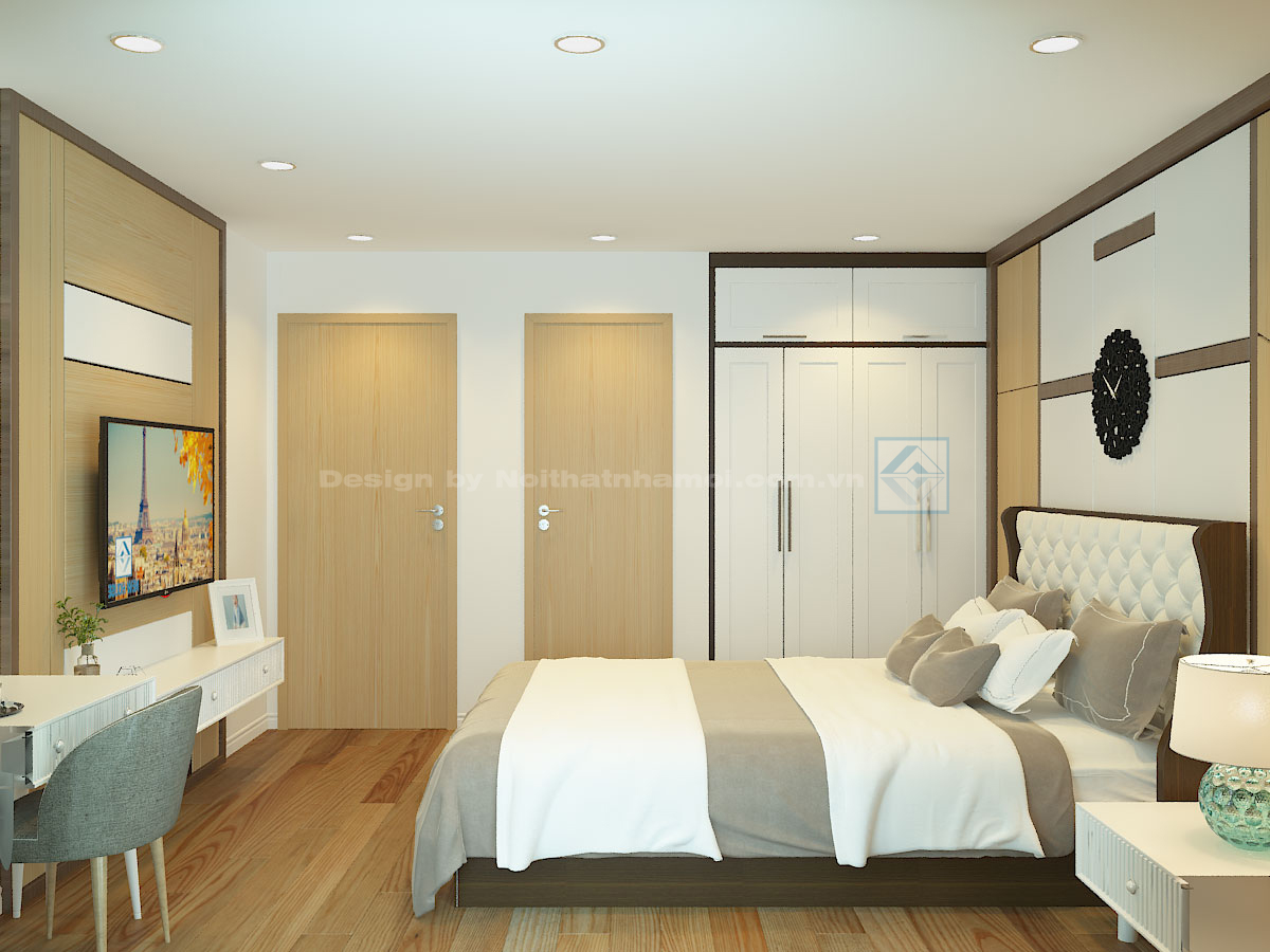 Thiết kế nội thất căn hộ chung cư HUD - Linh Đàm.