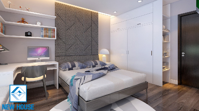 Thiết kế Phòng ngủ căn hộ chung cư Ngoại Giao đoàn