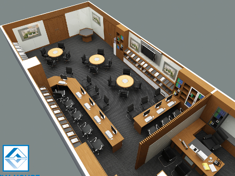 Thiết kế nội thất văn phòng Tập đoàn Xuân Thành - tầng 17 toàn nhà CEO Group