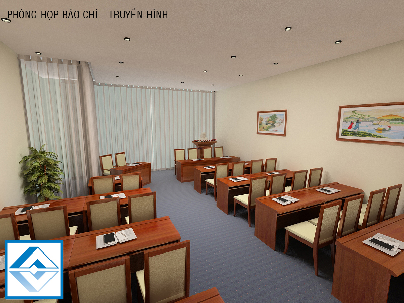 Thiết kế nội thất văn phòng UBND Tỉnh Phú Thọ