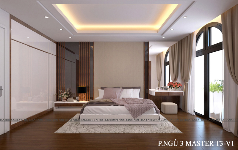 Thiết kế và thi công nội thất hiện đại căn hộ Biệt thự nhỏ thành phố Thanh Hóa