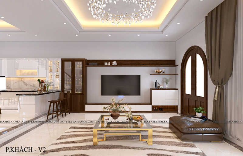 Thiết kế và thi công nội thất hiện đại căn hộ Biệt thự nhỏ thành phố Thanh Hóa